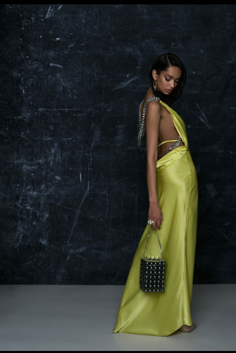 VICKĀY ss25 chain dress at L’Officiel