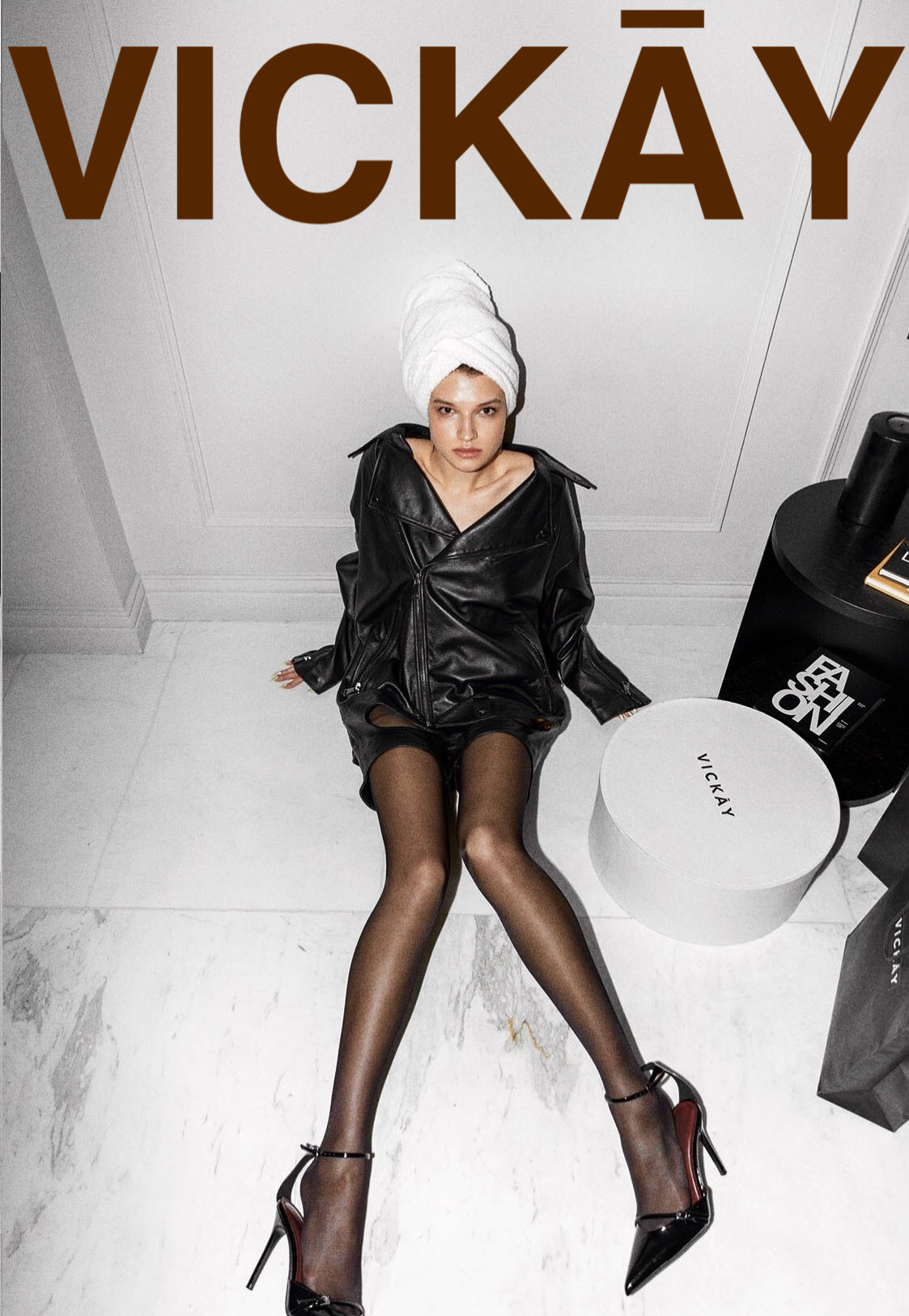 VICKĀY 25 FASHION CAMPAIGN LEATHER JACKET